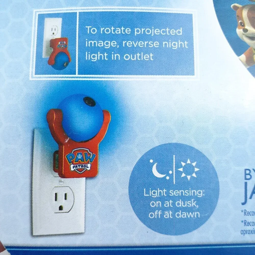Projectables Night Light Nickelodeon Paw Patrol Plug In